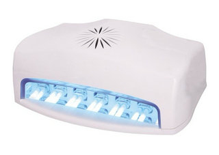 Ροζ Καρφί θεραπεία 54W UV φανό με πλαστικό ABS, ενεργοποίηση / απενεργοποίηση διακόπτης για την ομορφιά καρφί