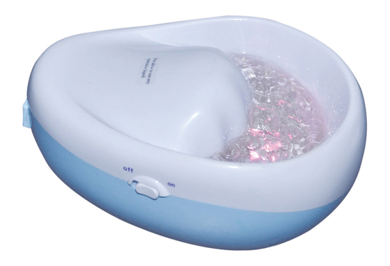 Κύπελλο Mini Nail Bubble Spa ηλεκτρικό μανικιούρ με 110V-250V 7 οδηγήσεων χρωμάτων