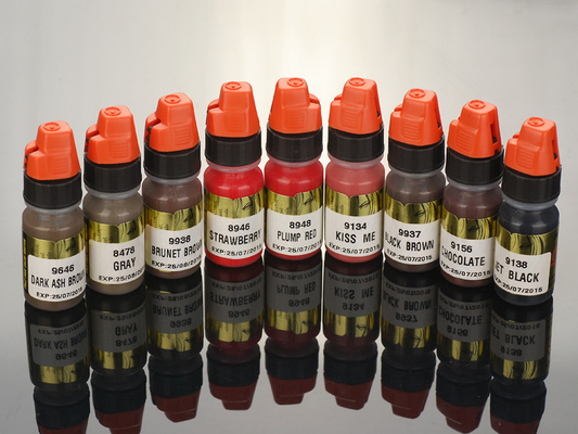 Υγείας 8ml φυσικές καλλυντικές χρωστικές ουσίες Makeup μικροϋπολογιστών μόνιμες με 38 χρώματα