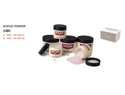 15g 0.5 OZ μανικιούρ ακρυλική καρφιών συστημάτων σκόνη καρφιών κρυστάλλου ακρυλική