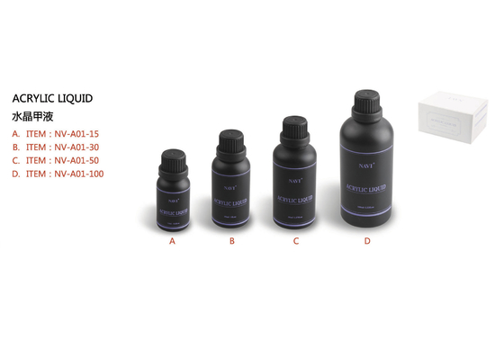 Ανοικτό μωβ ακρυλικό υγρό καρφιών Navi 15ml 30ml 50ml 100ml για το κατάστημα καρφιών