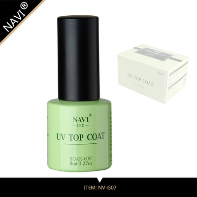 8ml το UV πήκτωμα τέχνης καρφιών Odorless ενυδατώνει από το UV, πολωνικό τοπ παλτό καρφιών