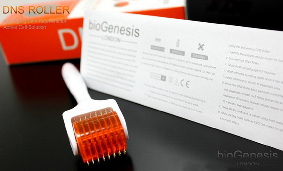 DNS biogenesis DNS Derma μικροϋπολογιστών σώματος προσώπου θεραπείας κυλίνδρων Derma skinn ο κύλινδρος 200 βελόνες τιτανίου αντιμετωπίζει τον κύλινδρο σωμάτων δερμάτων
