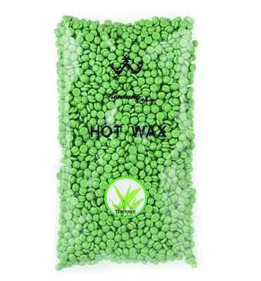 Lavender/τσαγιού αποτριχωτικό σβόλων δέντρων 500g μίνι καυτό κερί αφαίρεσης σκληρών/τρίχας