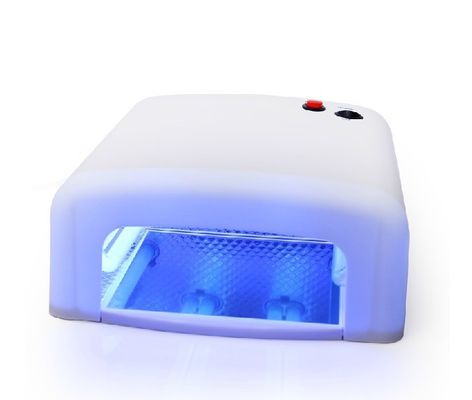 Άσπρος/ρόδινος 36W UV λαμπτήρας καρφιών 110V-240V με την πιστοποίηση CE/RoHS/PSE