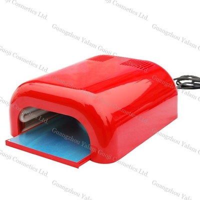 Professional κόκκινο 36 w UV καρφί φανός στεγνωτήρα με αβλαβή 4 * 9W λυχνία για τεχνητή καρφιά