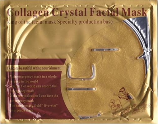 Νανο γλυκερίνη και Hyaluronic οξύ sm-018 μασκών κολλαγόνων 24k χρυσή του προσώπου