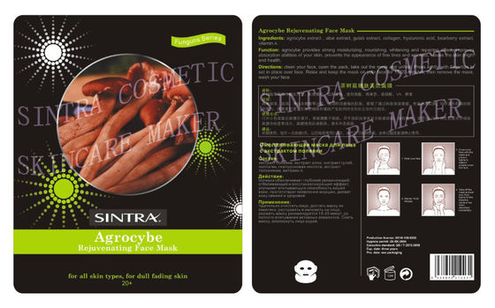 Φυσικό Agrocybe ενυδατικό δέρμα Rejuvenating jl-04 μασκών μεταξιού του προσώπου