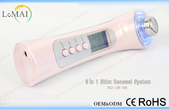 Του προσώπου Massager ενεργοποιώντας συσκευή ομορφιάς κυττάρων υπερηχητική που καθαρίζει βαθειά το πρόσωπο από το ιόν
